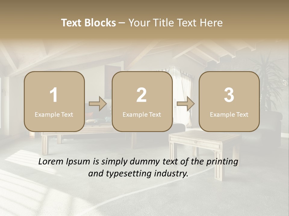 Furniture Housing House PowerPoint Template