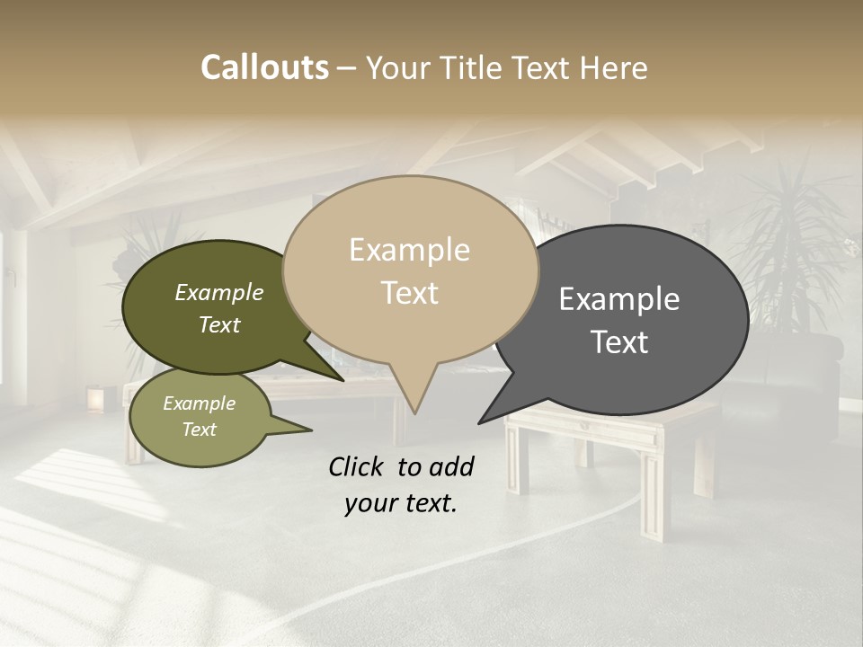 Furniture Housing House PowerPoint Template