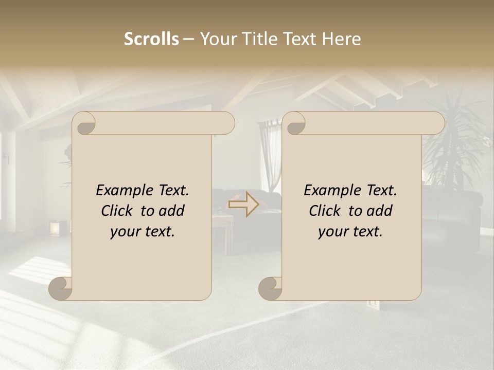 Furniture Housing House PowerPoint Template