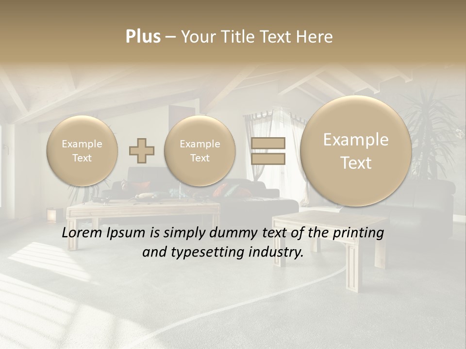 Furniture Housing House PowerPoint Template