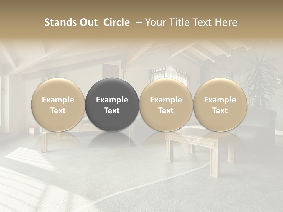 Furniture Housing House PowerPoint Template