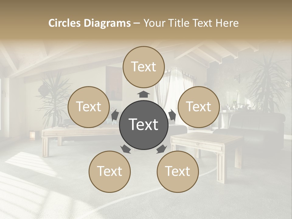 Furniture Housing House PowerPoint Template