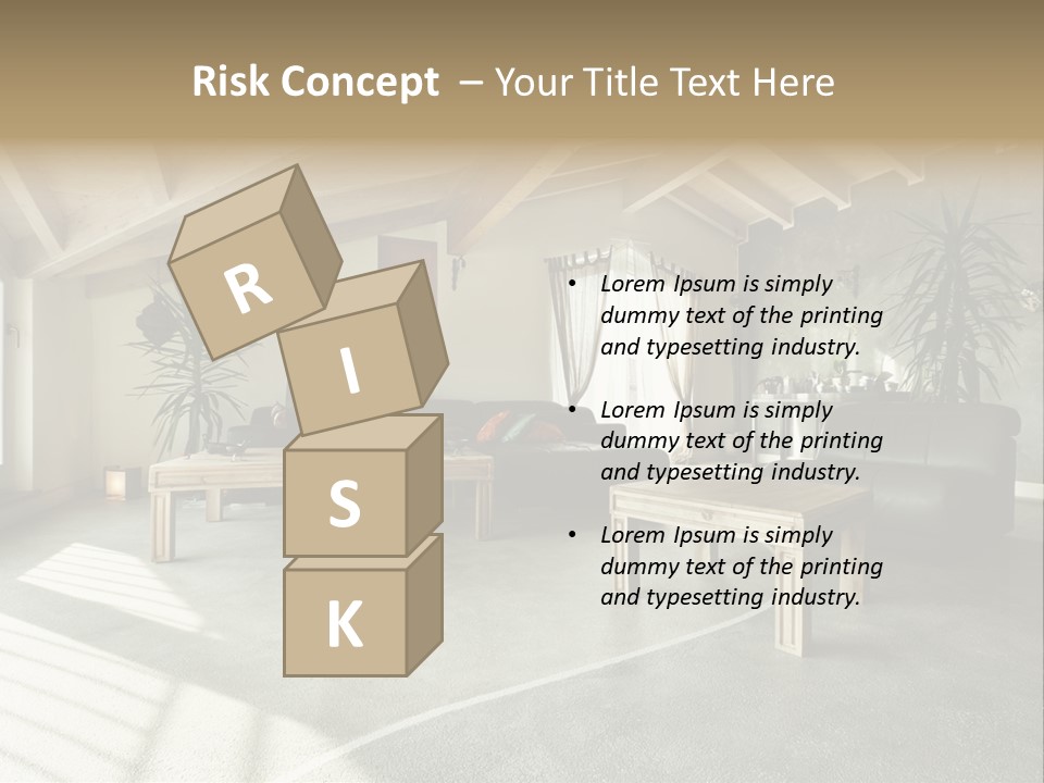 Furniture Housing House PowerPoint Template