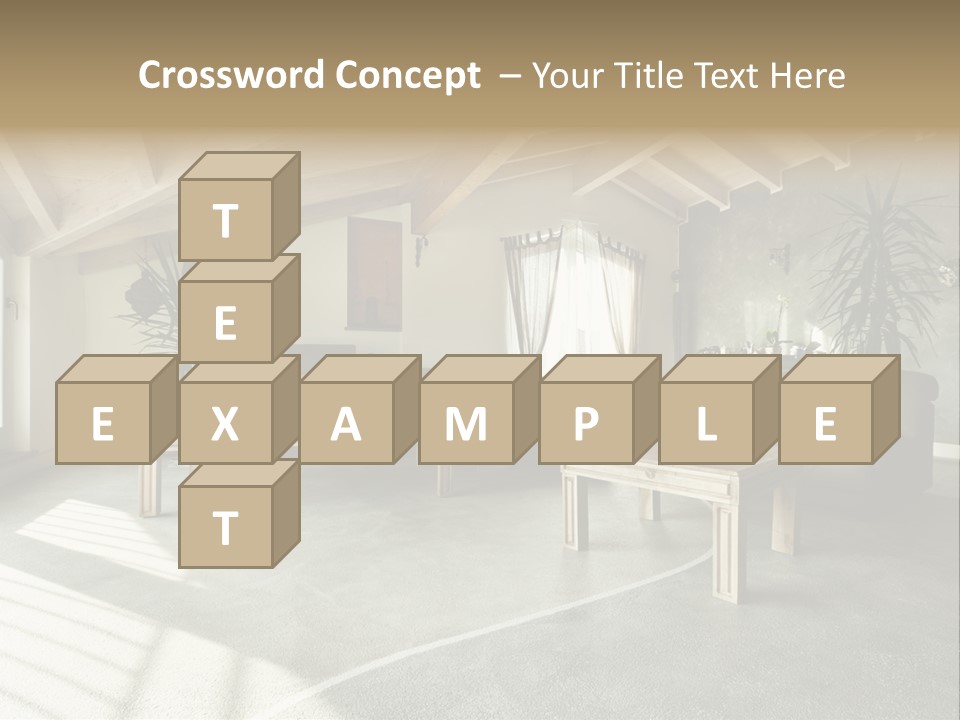Furniture Housing House PowerPoint Template