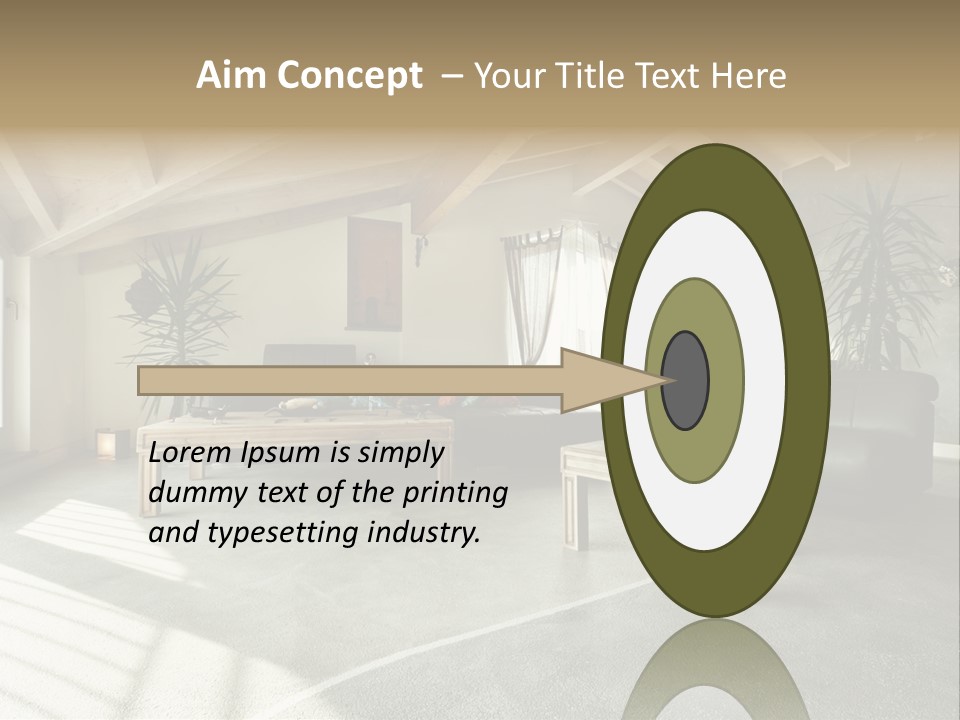 Furniture Housing House PowerPoint Template