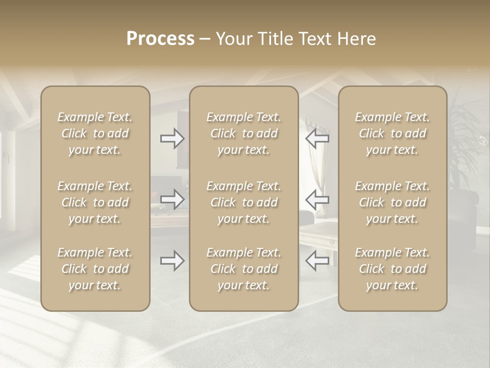Furniture Housing House PowerPoint Template