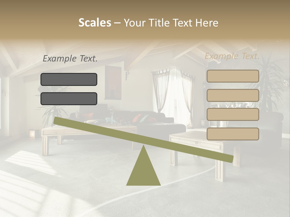 Furniture Housing House PowerPoint Template