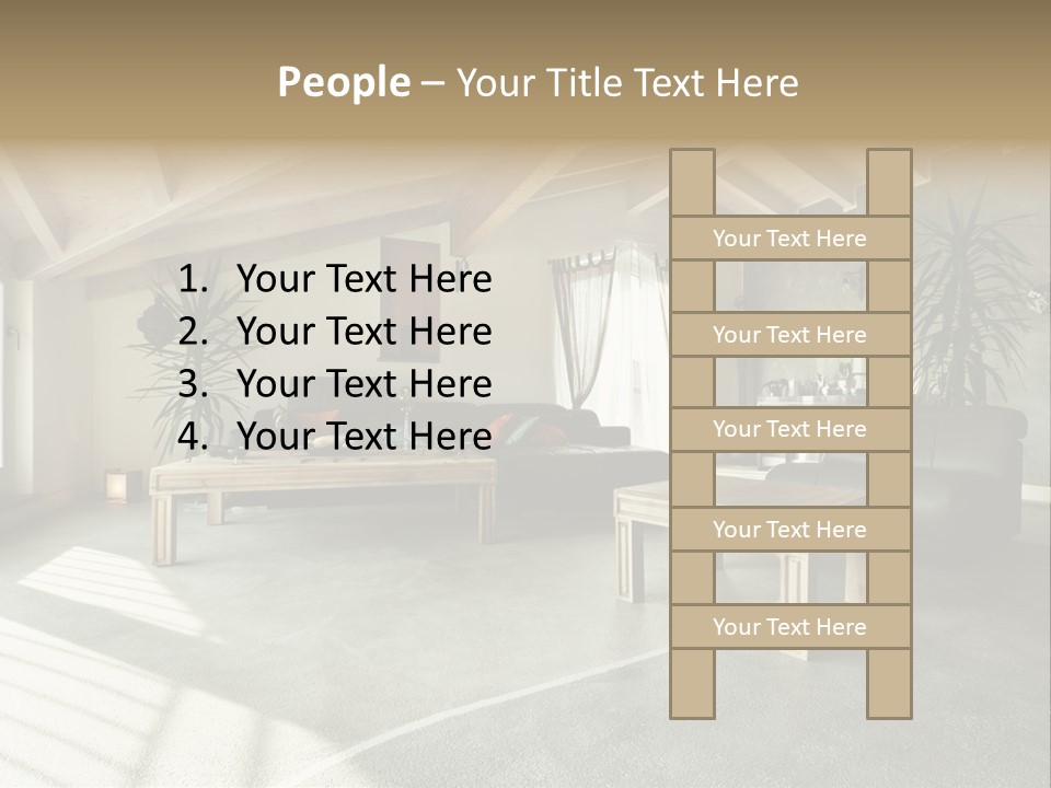 Furniture Housing House PowerPoint Template
