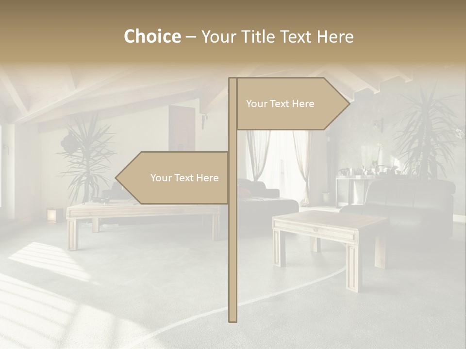 Furniture Housing House PowerPoint Template
