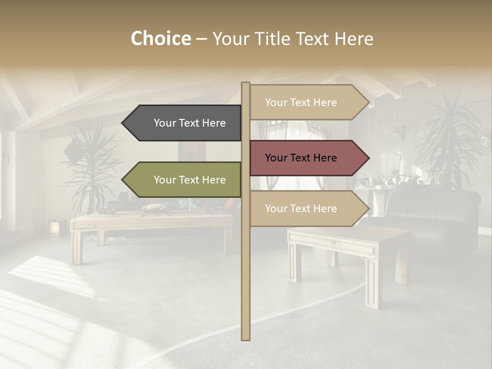Furniture Housing House PowerPoint Template