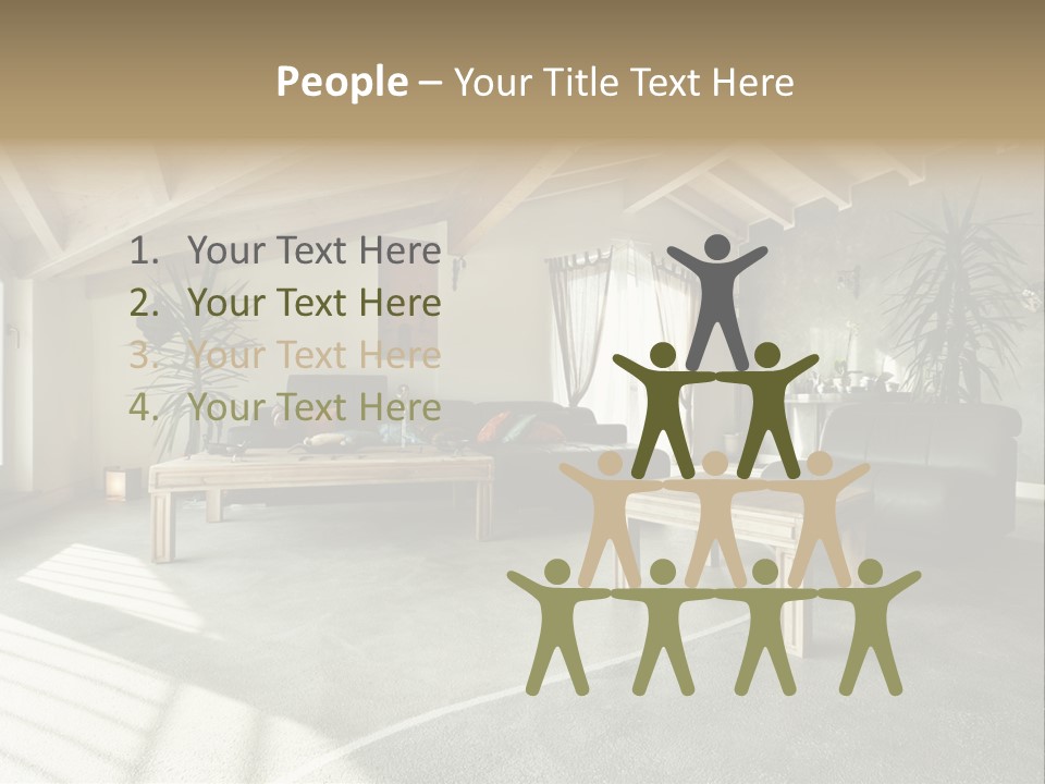 Furniture Housing House PowerPoint Template