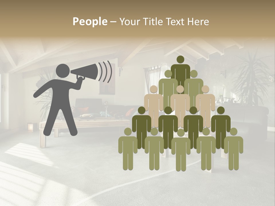 Furniture Housing House PowerPoint Template