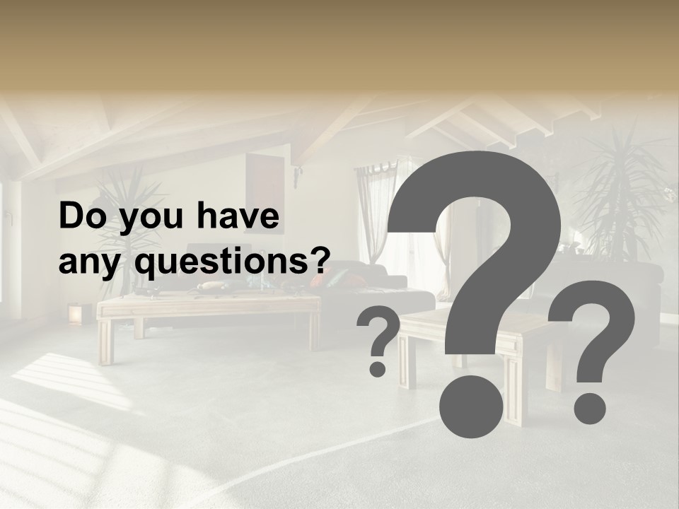 Furniture Housing House PowerPoint Template