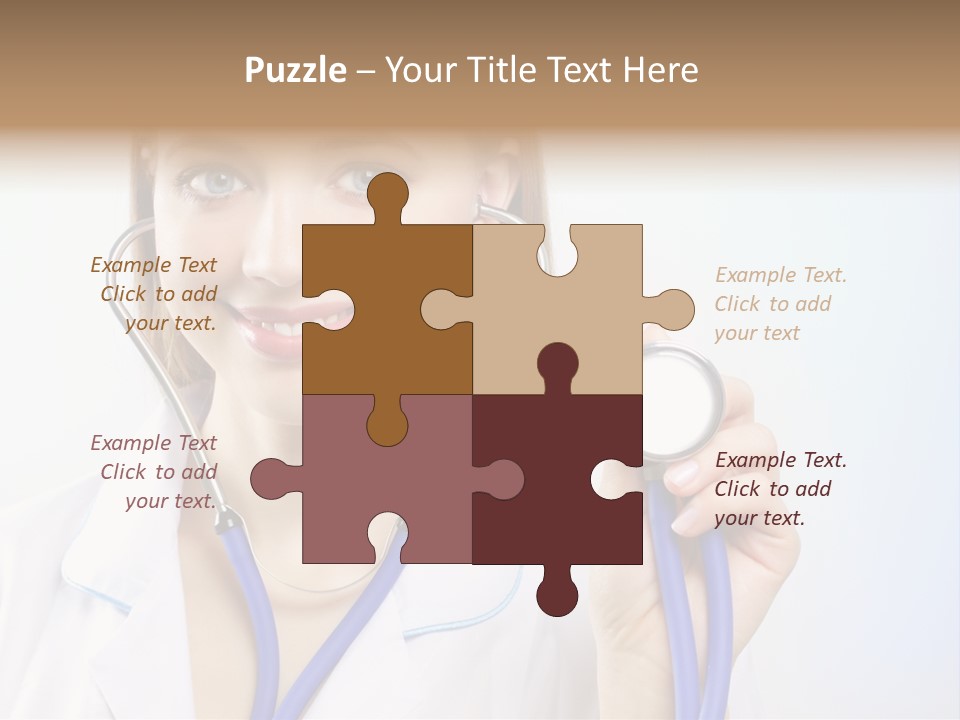 Glamour Seductive Silk PowerPoint Template