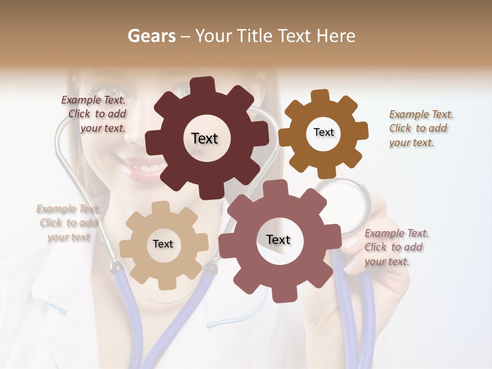 Glamour Seductive Silk PowerPoint Template