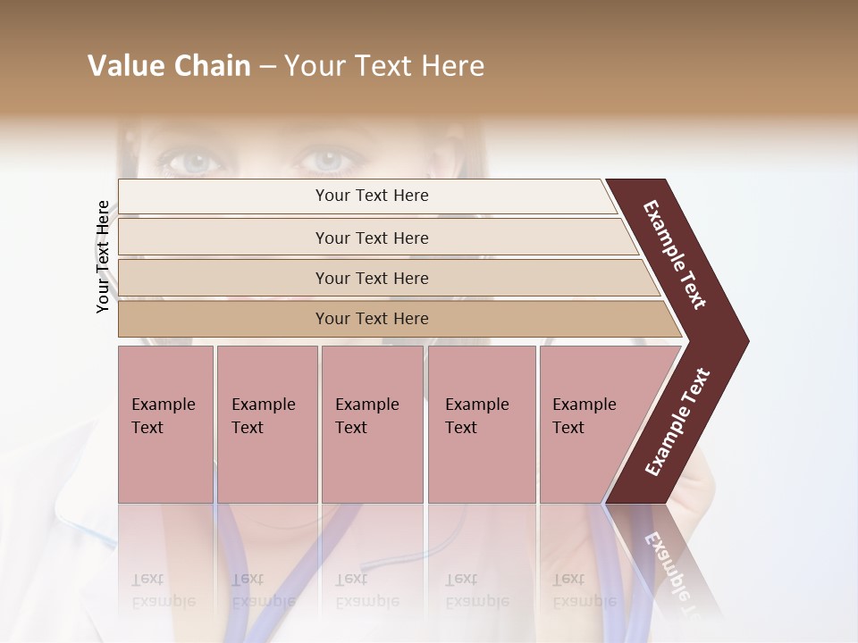 Glamour Seductive Silk PowerPoint Template