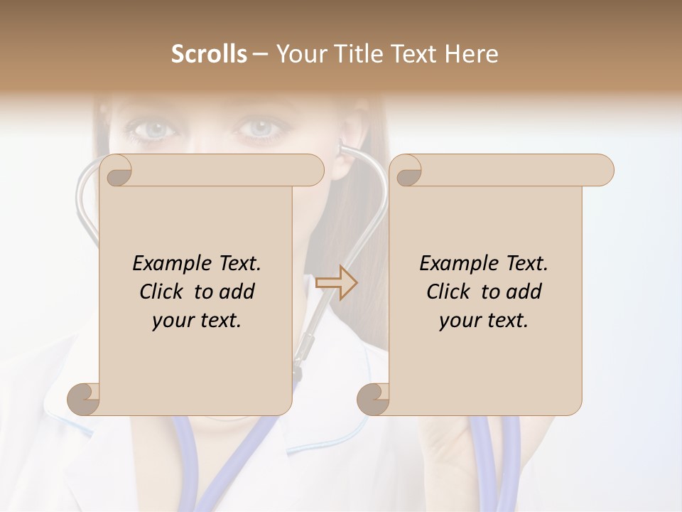 Glamour Seductive Silk PowerPoint Template