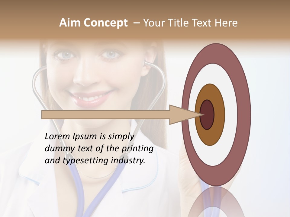 Glamour Seductive Silk PowerPoint Template