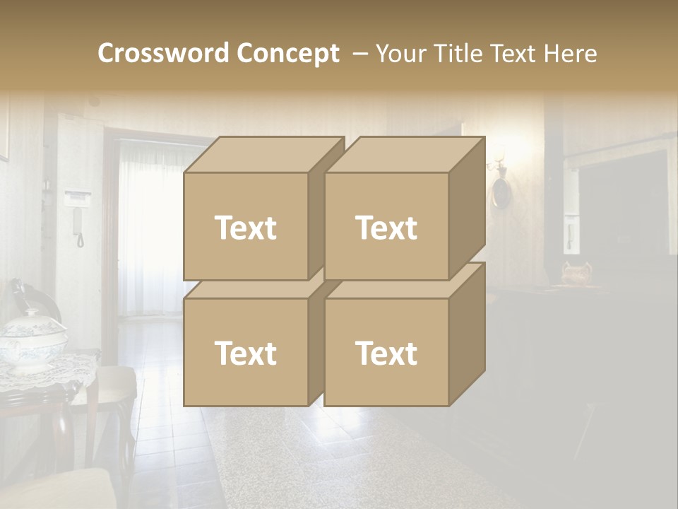 Architecture Armchair Stale PowerPoint Template