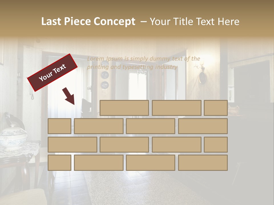 Architecture Armchair Stale PowerPoint Template