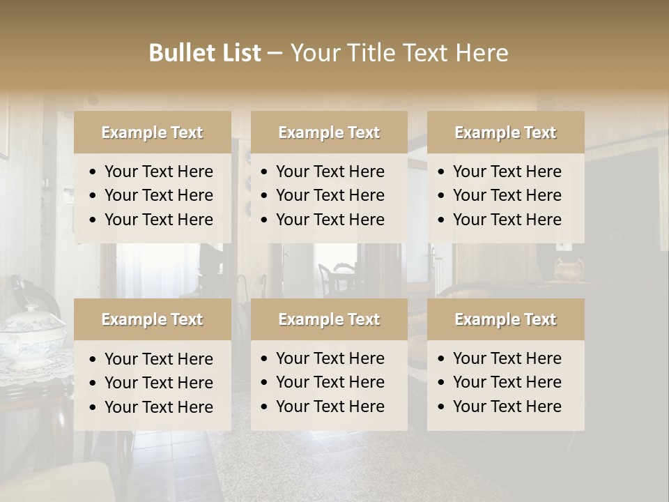 Architecture Armchair Stale PowerPoint Template