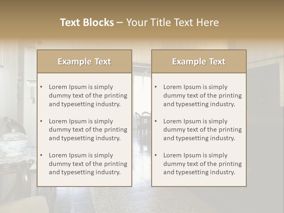 Architecture Armchair Stale PowerPoint Template