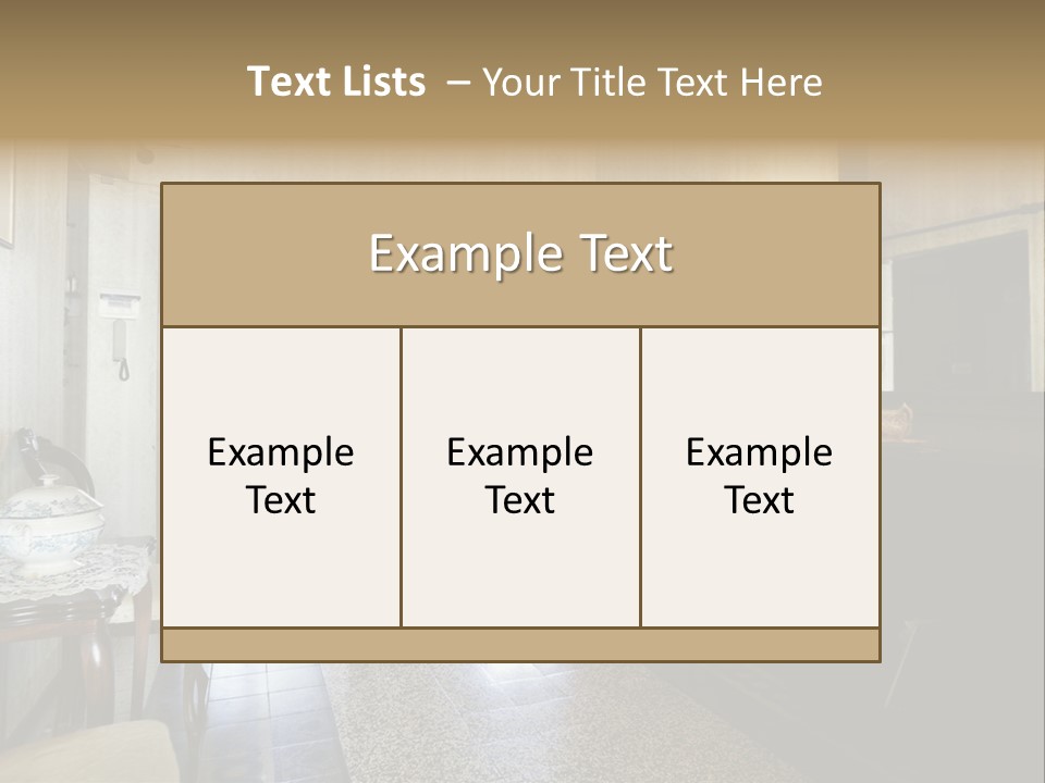 Architecture Armchair Stale PowerPoint Template