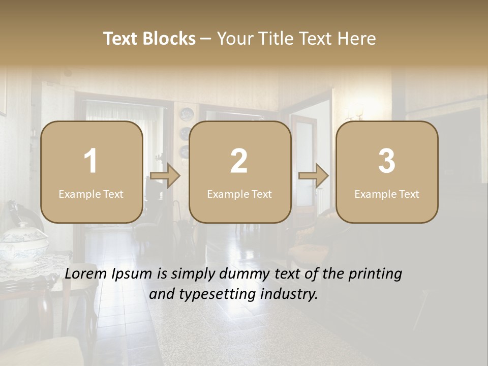Architecture Armchair Stale PowerPoint Template