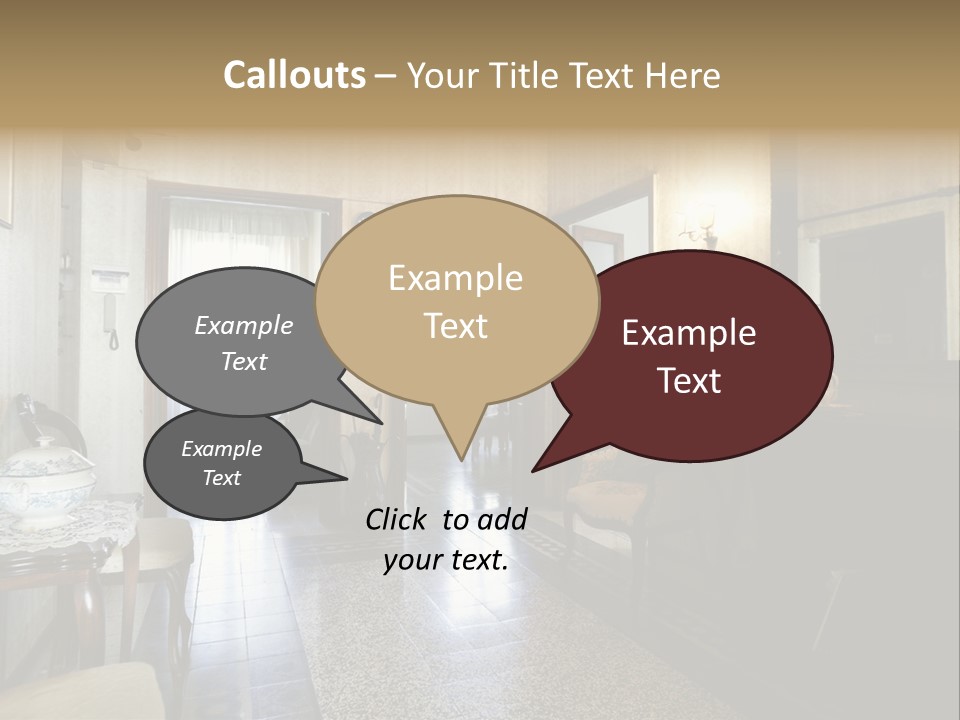 Architecture Armchair Stale PowerPoint Template