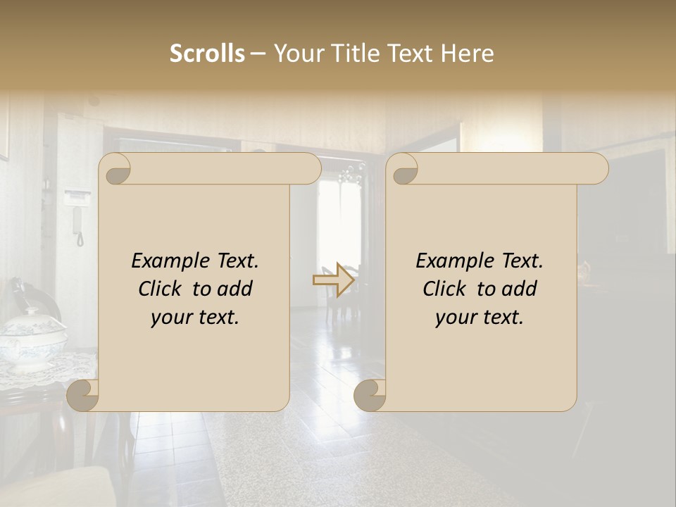 Architecture Armchair Stale PowerPoint Template