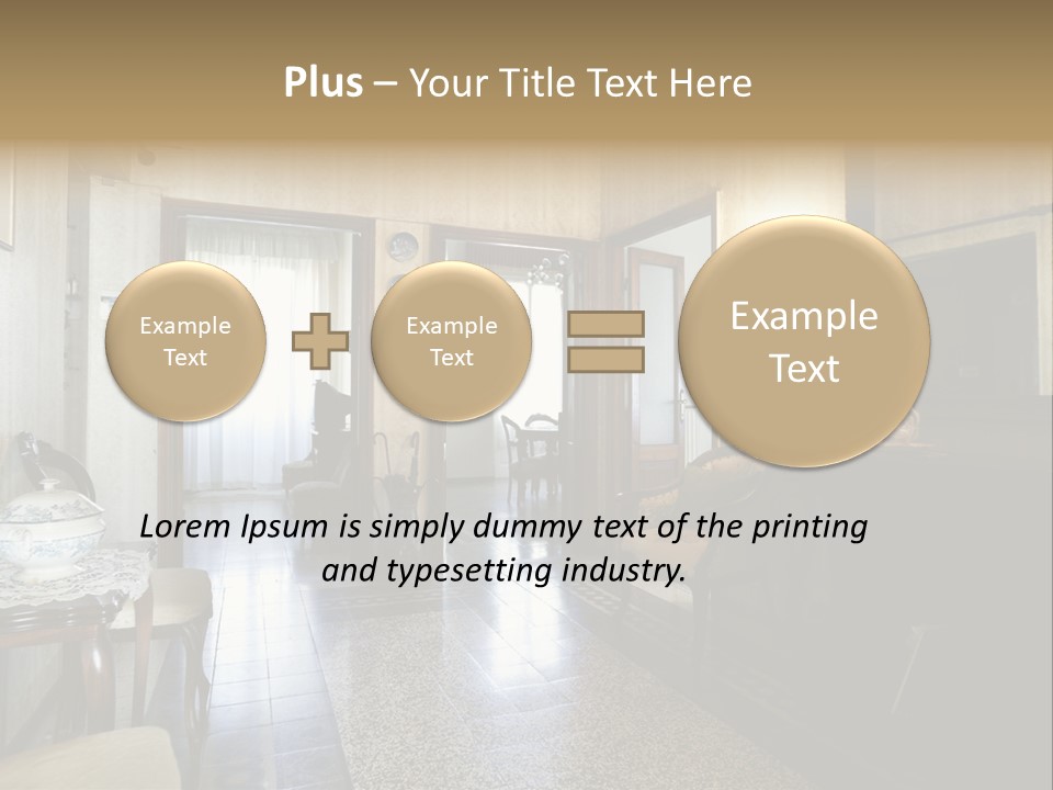 Architecture Armchair Stale PowerPoint Template