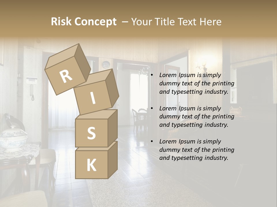 Architecture Armchair Stale PowerPoint Template