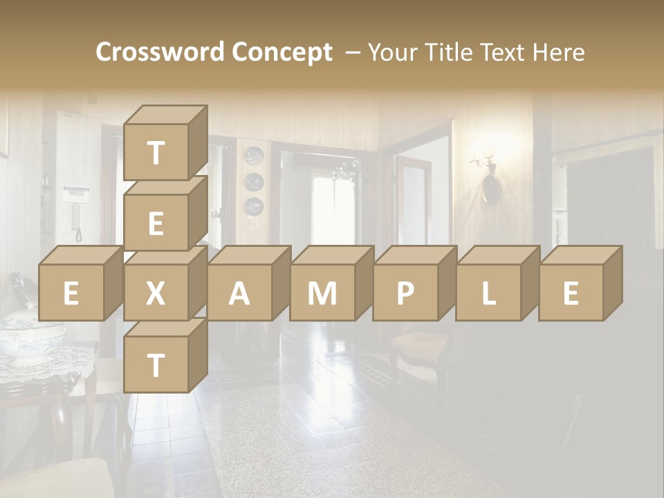 Architecture Armchair Stale PowerPoint Template