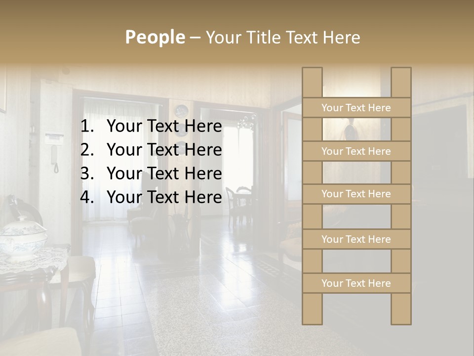Architecture Armchair Stale PowerPoint Template