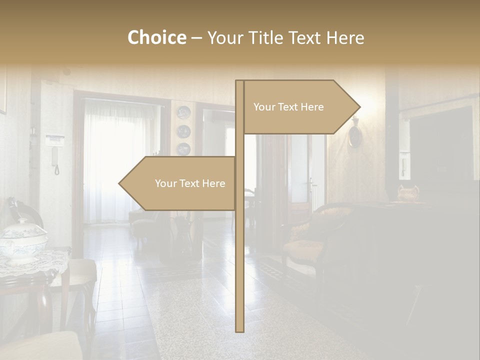 Architecture Armchair Stale PowerPoint Template