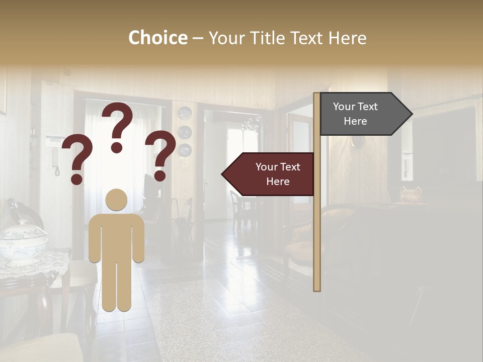 Architecture Armchair Stale PowerPoint Template