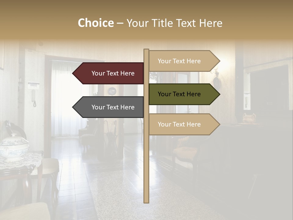 Architecture Armchair Stale PowerPoint Template