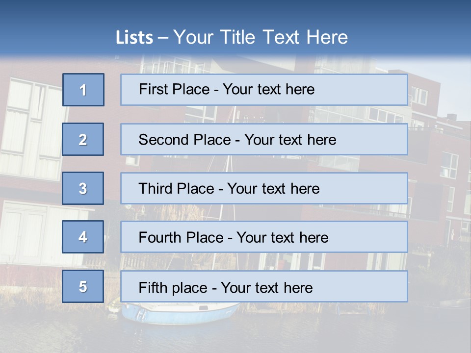 Design Structure Amsterdam PowerPoint Template