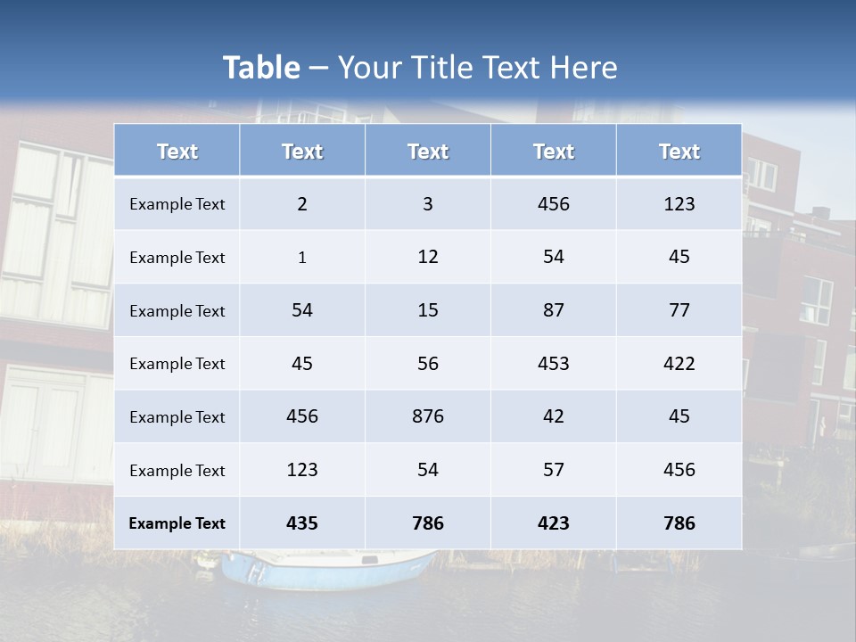Design Structure Amsterdam PowerPoint Template