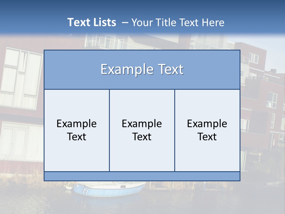 Design Structure Amsterdam PowerPoint Template