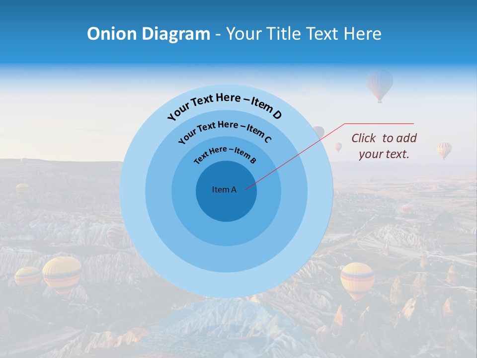 Ballon Landscape Transport PowerPoint Template