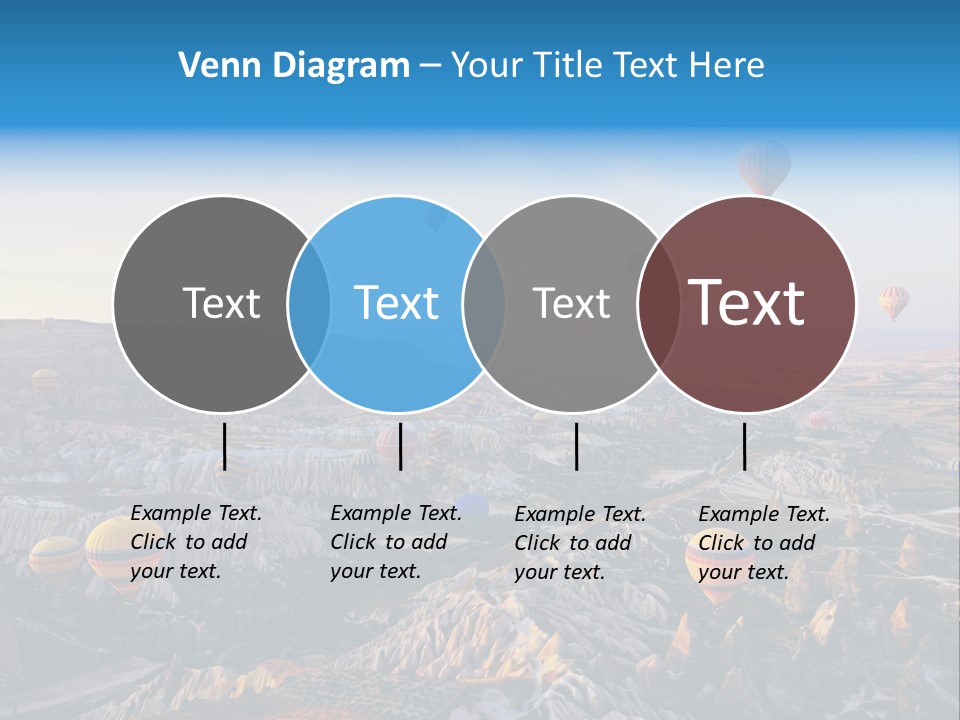Ballon Landscape Transport PowerPoint Template