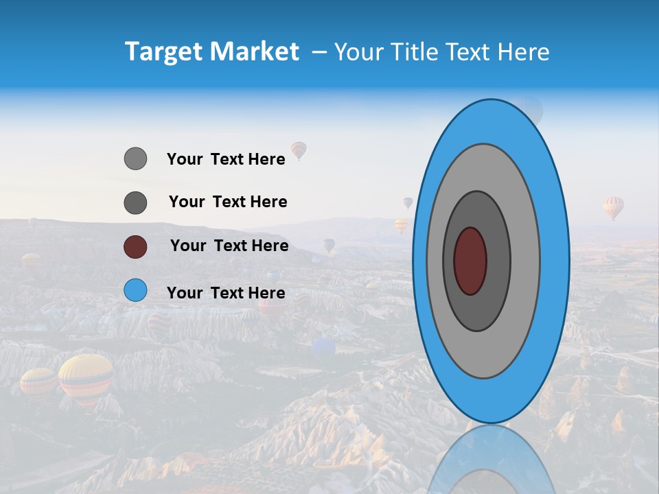 Ballon Landscape Transport PowerPoint Template