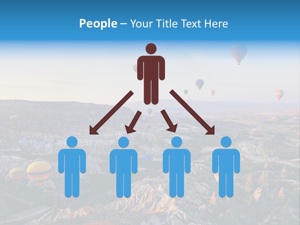 Ballon Landscape Transport PowerPoint Template