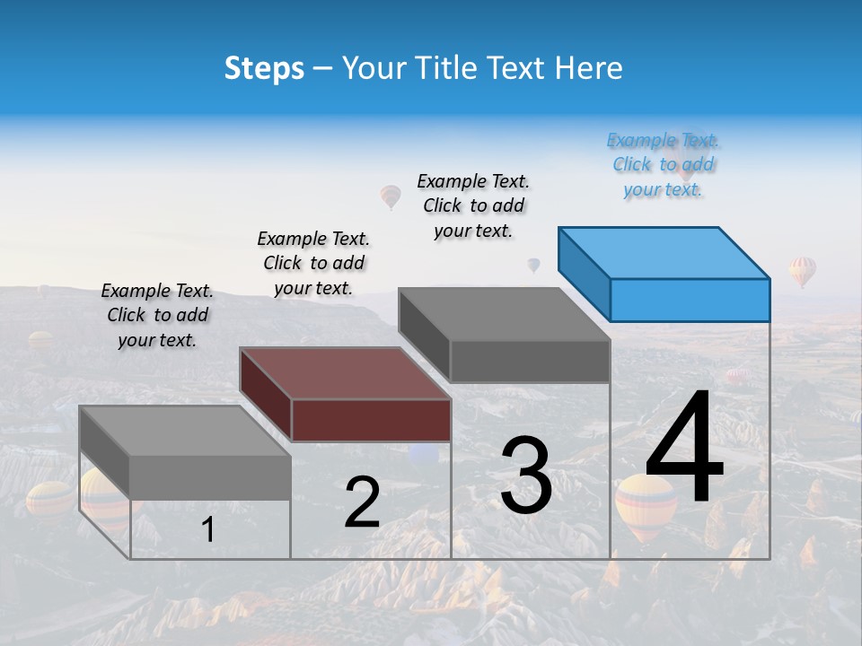 Ballon Landscape Transport PowerPoint Template