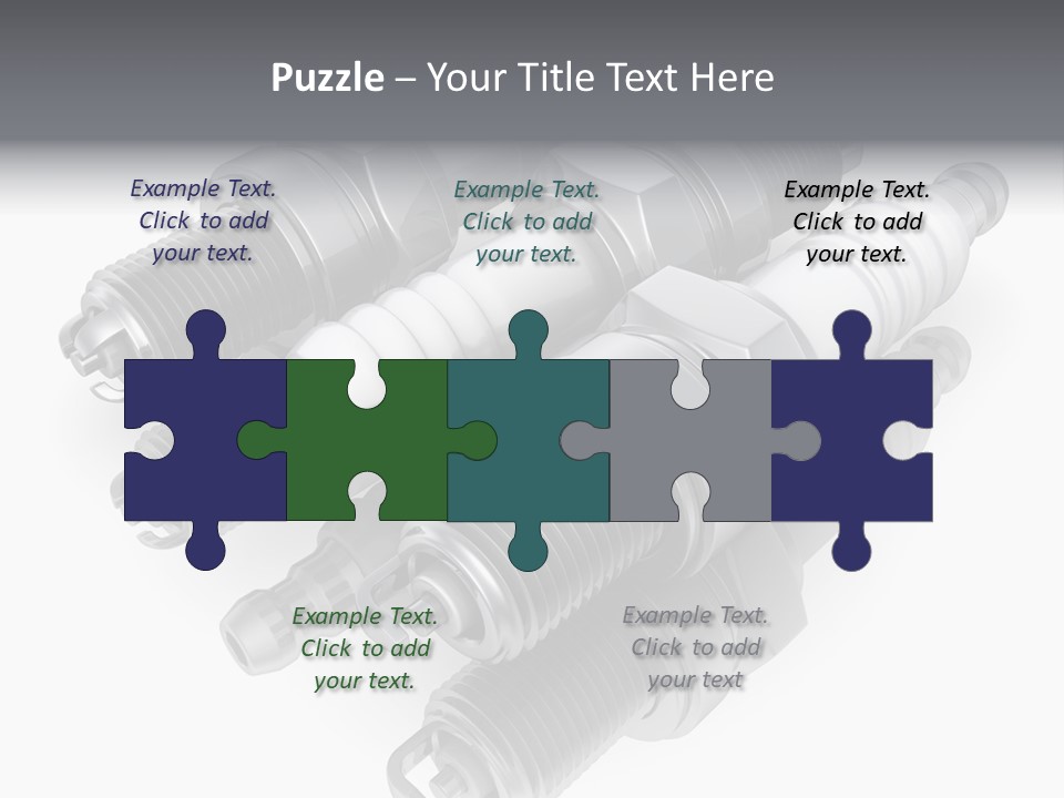 Car Steel Spare PowerPoint Template