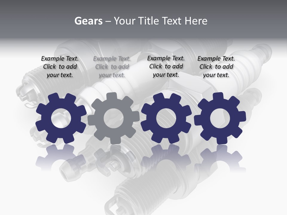 Car Steel Spare PowerPoint Template