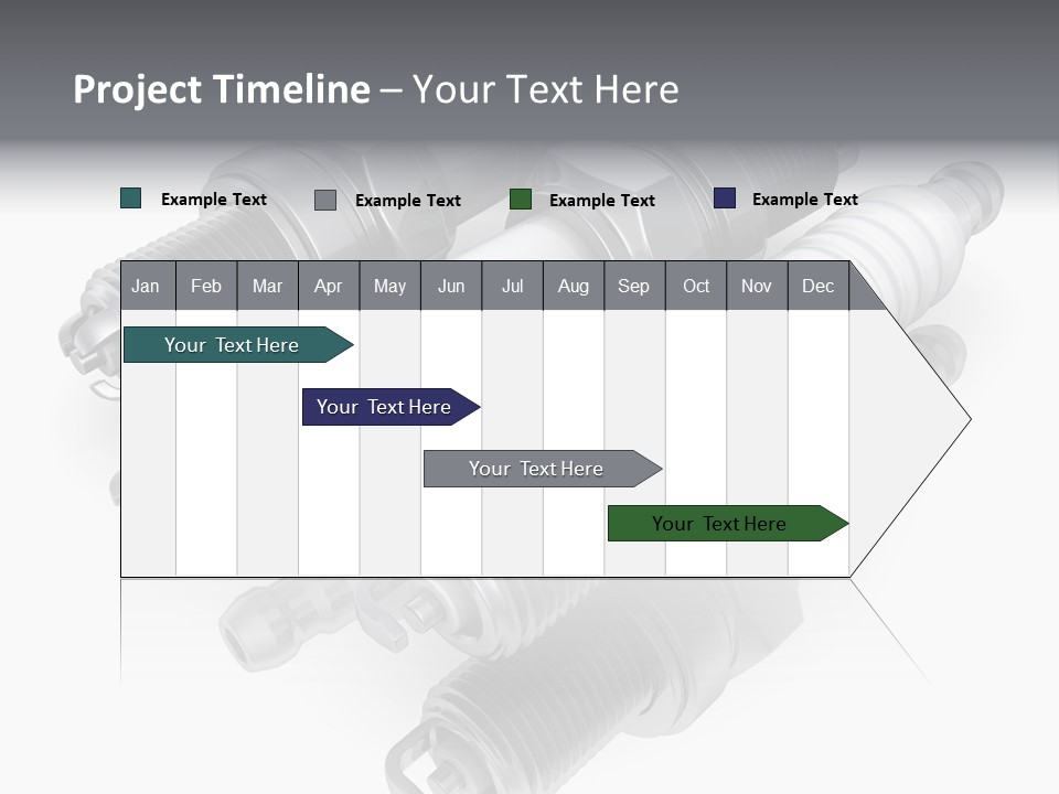 Car Steel Spare PowerPoint Template
