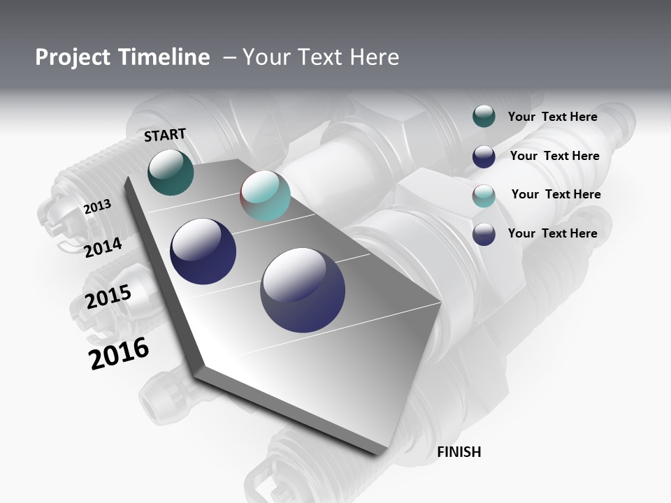 Car Steel Spare PowerPoint Template