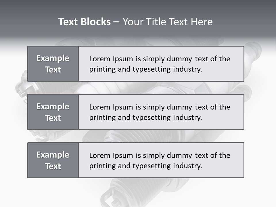 Car Steel Spare PowerPoint Template